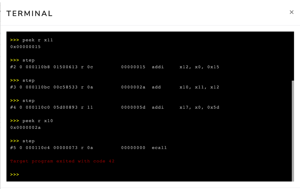 interactive terminal commands 2